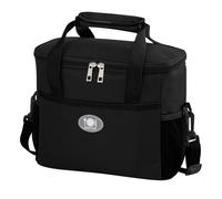 shungran Large Insulated Lunch Bag for Women Man, Reusable Cool Bag, Leakproof Lunch Box, Cooler Bag for Adults Kids School Work Travel (Black)