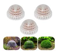 SHUNGXINYI 3 Pack Aquarium Moss Ball Holder Sturdy Fish Tank Moss Ball Plants Cage Aquarium Plant Holder for Fish Tank Accessories
