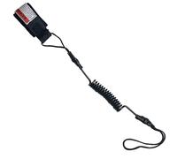 SHUNGXINYI Coiled Leash Coiled Paddle Surfboard Leash Sup Leg Rope Board Leashes Thick Wrist Strap Paddleboards Hand Rope Paddle Board Accessories for Longboards Surfboard, Black