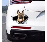 SHUNHUA Personalised Stickers Self-adhesive 3d Decal Pet Dog German Shepherd Car Sticker Waterproof Auto Decors On Bumper Rear Window Trolly Case