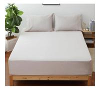 Shunjie.Home 100% Egyptian Cotton 400 Thread Count Cal King Size Sateen Fitted Sheet Only, Deep Pocket for 15" Mattress, Luxuriously Soft, Durable, and Breathable Bed Linen for Ultimate Comfort