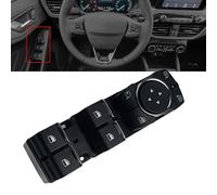 shunvcw Car Front Left Driver Side Master Power Window Lift Switch M1BT-14540-DC/Fit for Ford Focus 2019-2021 LHD