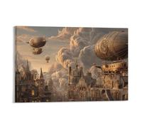 SHUNXIFQ Led Zeppelin Art - The Canvas Prints of Reproduction Artwork Pictures on Canvas Wall Art for Home Office Decorations 12x18inch(30x45cm)