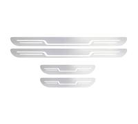 SHUNYIA 4 Pcs Car Door Sill Stainless Steel Car for Colorado RG 2012-2017,Sill Protectors Strips Welcome Pedal Threshold Strips Protector Exterior Car Accessories,Silver