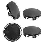 SHUNYIA 4Pcs Plastic Wheel Centre Caps for FIAT 500X 2015-2023 2024,Rim Center Caps Hub Caps Hub Centre Caps Replacement Caps Hubcaps Snap Caps Stylish Durable Car Accessories,Bla-ck-60mm