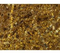 Shunzar Metallic Crinkle Cut Paper Shred, Gift Box Filler, for Packing, Filling, and Stuffing Gift Baskets - Shredded Papers and Packaging Filler for Birthday, Wedding (Gold, 2 lb)