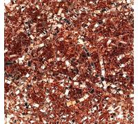 Shunzar Metallic Crinkle Cut Paper Shred, Gift Box Filler, for Packing, Filling, and Stuffing Gift Baskets - Shredded Papers and Packaging Filler for Birthday, Wedding (Rose Gold Metallic, 2 lb)