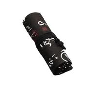 Shunzhong 12/24 / 36/48 / 72 Holes Pencil Case Storage Bag Pencils Roll Canvas Organizers Bag