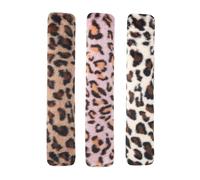 Shunzhong 3lots Striped Pattern Cats Pillows Teasing Stick Bites Teeth Pillows Toy for Kittens Indoor Entertainment Leopards Pattern Stress Reliefs Toy