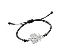 Shunzhong Adjustable Wax Thread Ethnic Hand Chain with Retro Poland Accipiter Charm 2 Color Optional Cultural Tradition Jewelry