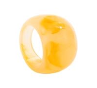 Shunzhong Contemporary Ombres Pattern Resin Rings Ergonomic Shape Artistic Accessory Comfortable Wear Rings for Fashion Looks Unique Art Resin Finger