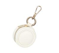 Shunzhong Miniature Jewelry Storage Box with Detachable Keychain Elastic Bands for Rings Earrings Gym Travel Essential Jewelry Organizers Keychain