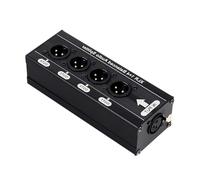 Shunzhong Professional Sound Splitter 1 in 4 Out Electrical Isolation Digital Analog Sound Splitter Expander Studio Equipment