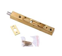 Shunzhong Reversible Turnpiece Security Mechanism Flush Bolt French Door Latches Set for Double Sliding Patios Storms Flush Bolt French