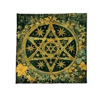 Shunzhong Stylish Meditations Cloth Reversible Tarot Mat Velvets Fabric Compact for Rituals & Gatherings Table Cover