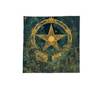 Shunzhong Stylish Meditations Cloth Reversible Tarot Mat Velvets Fabric Compact for Rituals & Gatherings Table Cover