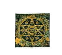 Shunzhong Stylish Meditations Cloth Reversible Tarot Mat Velvets Fabric Compact for Rituals & Gatherings Table Cover