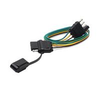 Shunzhong Tool-Free 4 Way Trailer Socket Weatherproof ABS Housing for Trucks Easy Assembly Truck SUV Towing Connector