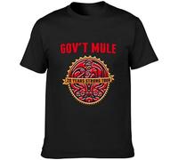 SHUOCAI Govt Mule Band T Shirt T-Shirt Black XL