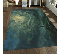 SHUODAOCO Fantasy Area Rugs 60x120cm Landscape Non Slip Carpet Dark Green Scenery Design Kitchen Floor Under Table Laundry Room Nursery Mats Classic