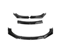 Shuogoufeng Store Compatible With Jag*uar XFL XF C XE Front Bumper Split Lip Body Kit Spoiler Diffuser Deflector Sports Body Styling Kits(Bright black)