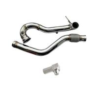 Shuogoufeng store Turbo Catless Downpipe Exhaust Compatible With Benz Compatible With AMG A45 Cla45 3inch Manifolds