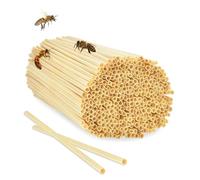 SHUOHONG Pack of 500 Wild Bees Nesting Aid, High-Quality Insect Hotel, Accessories for Insect House, Hanging Nesting Aid for Bee Hotel, Wild Bee House, Ladybirds, Lacewings, Butterflies