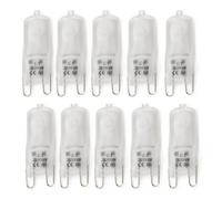 ShuoHui 10 x G9 230 V 20 W Halogen Light Bulb HaloPin Frosted Replacement for Beam Angle Warm White 2700 K Pack of 10