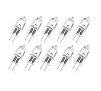 ShuoHui 10pcs of G4 Halogen Lights, Lighting 20W, Warm White, UV Protection, JC Type 12V 2700K (10)