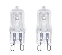 ShuoHui 2-Pack G9 Halogen Oven Bulb 20W/25W/28W/40W 230V 300℃ Heat Tolerant for Neff/AEG/Zanussi/Bosch/Oven (28 Watts)