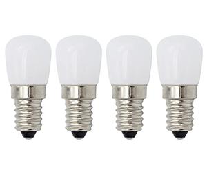 ShuoHui 4 Packs 3W E14 SES Mini LED Bulbs Warm White 2800K 220-240 Volt 30W Halogen Replacement Small Edison Screw E14 LED Lamp for Pygmy Fridge/Microwave/Cooker Hood/Sewing Machine