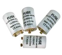 ShuoHui 4 x Starter for LED T8 Tubes, Safety Starter for Replacing LED Fluorescent Tube