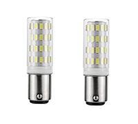 ShuoHui B15 B15D 12V-24V Bulb Bulb, B15d Bayonet Double Contact, 5W Cool White 6000K 40W Equivalent, for Lighting Low Voltage Devices (2)