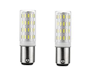 ShuoHui B15 B15D 12V-24V Bulb Bulb, B15d Bayonet Double Contact, 5W Cool White 6000K 40W Equivalent, for Lighting Low Voltage Devices (2)