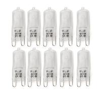 ShuoHui G9 Halogen Light Bulb Warm White 40 W 230 V Pack of 10