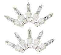 ShuoHui Replacement Bulb for Mini Fairy Lights, 5 V, 0.14 A, 0.7 W, Blister/Plug-in Socket, Warm White, 6 mm Base DIY (10)