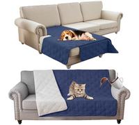 SHUOJIA Waterproof Blanket Dog Bed Cover Non Slip Large Sofa Cover Incontinence Mattress Protectors for Car Pets Dog Cat (40x50in,Blue)
