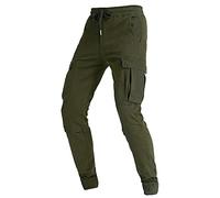 SHUOJIA Workwear Leggings Multi-Pocket Motorcycle Jeans Men's Motorcycle Anti-Fall Casual Cycling Pants