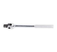 Shuoshenm 10in Breaker Bar, Heavy Duty 1/2in Drive Wrench with 180 Degree Rotatable Head, Chrome Vanadium Steel Socket Extension Bar for Loosening Rusted Nuts and Bolts