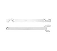 Shuoshenm 2PCS Fan Clutch Wrench Set, 32mm High Strength Nut Water Pump Holder Removal Tool, Replacement for Land Rover and, Durable 45 Steel Construction with Comfortable Handle for Ea