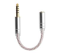 Shuoshenm 4.4mm Audio Adapter Cable, Male to Female Headphone Conversion Cable, Oxygen - Free Copper Wire with Bare Copper Core, Clear Sound for ZX300A an (4.4 balanced revolution 2.5 balanced