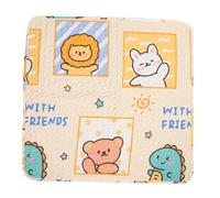 Shuoshenm Absorbent Cotton Pet Mat, Dog Pee Pad and Cat Sleeping Pad, Foldable Portable Pet Floor Mat with Odor Control, Multi - Use Feeding Mat for Indoor Outdoor All Seasons (70 * 70cm)