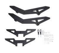 Shuoshenm Adjustable Bike Floor Stand, Universal Bike Parking Rack with Anti Slip Soft Pads, Quick Release Structure for Mountain Bike Road Bike, High Strength ABS Material Anti Scratch Desi (Black)