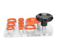 Shuoshenm Suction Back Case Opener with 8pcs Dies, Professional Watch Cover Opening Tool for Watchmakers, Non - Scratch Watch Repair Kit with Ergonomic Design for Multiple Watch Sizes