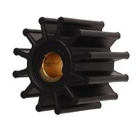 Shuoshenm Water Pump Impeller 18327-0001, Outboard Pump Flexible Impeller Wheel for Sherwood 15000K, Marine Grade High Strength Rubber and Metal Material, 12 Blade Design for Higher Flow a