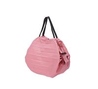 Shupatto Japanese Compact Foldable Shopping Bag Size M - MOMO (Peach), Pink, 32 x 32 cm, Contemporary, Pink, 32 x 32 cm, Contemporary