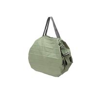 Shupatto MORI (Forest) Japanese Compact Foldable Shopping Bag Size M, Military Green, 32 x 32 cm, Contemporary