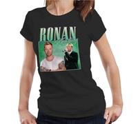 SHUPMN Ronan Keating Appreciation Fitted Ladies Tshirt Homage Throwback Stag Hen Do FunBlackS