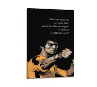 SHUPSY Quotes from Martial Arts Master Bruce Lee Poster Decorative Painting Canvas Wall Posters And Art Picture Print Modern Family Bedroom Decor Posters 12x18inch(30x45cm)