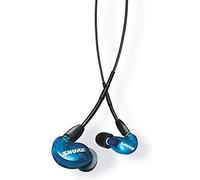 Shure AONIC 215 Wired Sound Isolating Earbuds, Clear Sound, Single Driver, Secure In-Ear Fit, Detachable Cable, Durable Quality, Compatible with Apple & Android Devices - Blue